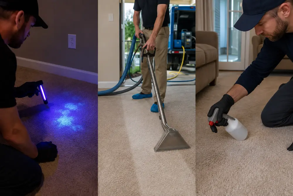 Odor Removal & UV Inspection Process